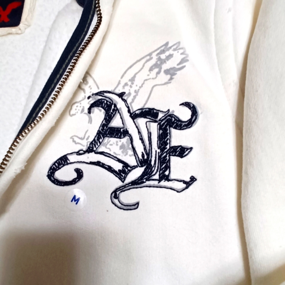 American Eagle zip front Retro